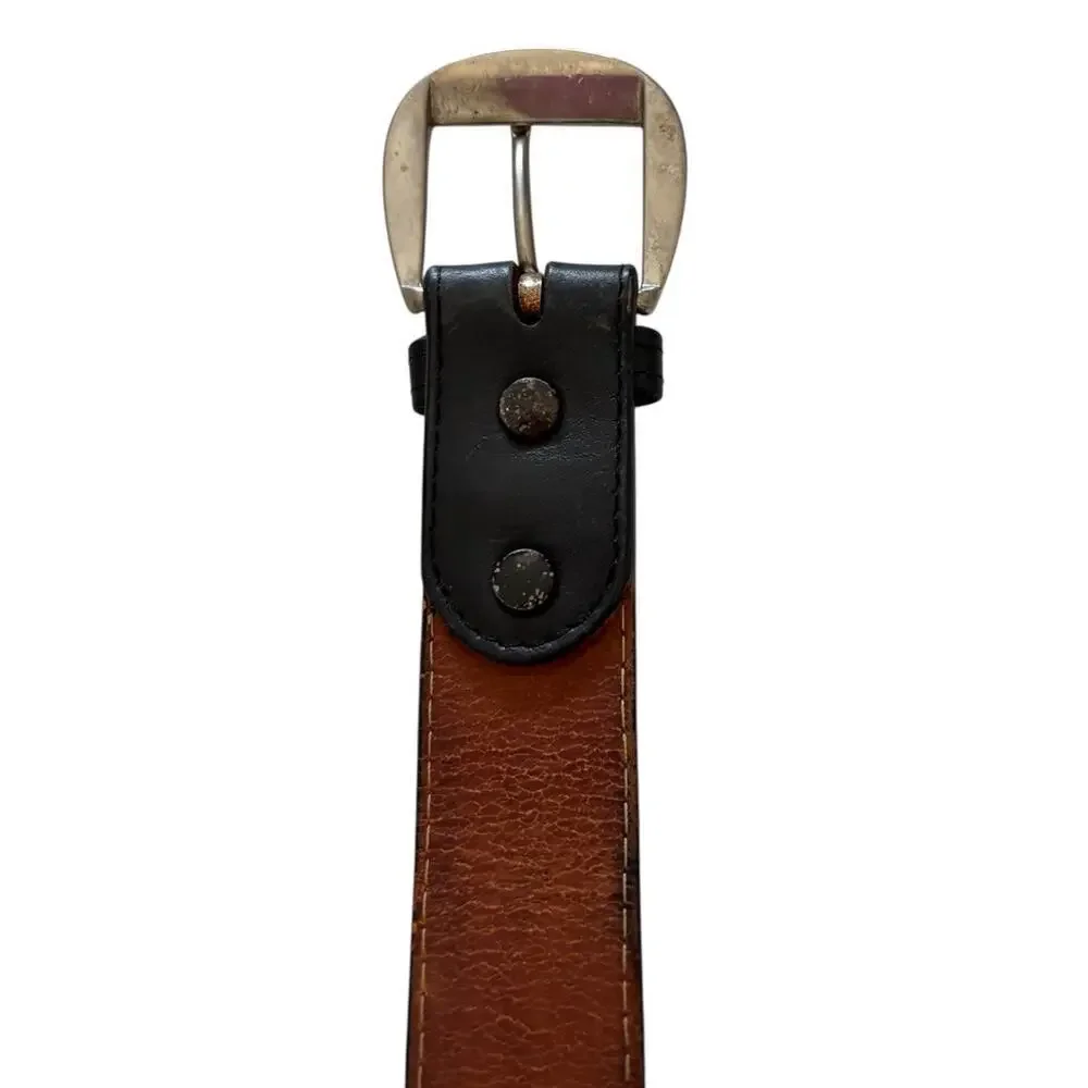 Black Tony Lama Belt 34 12331B Made In USA